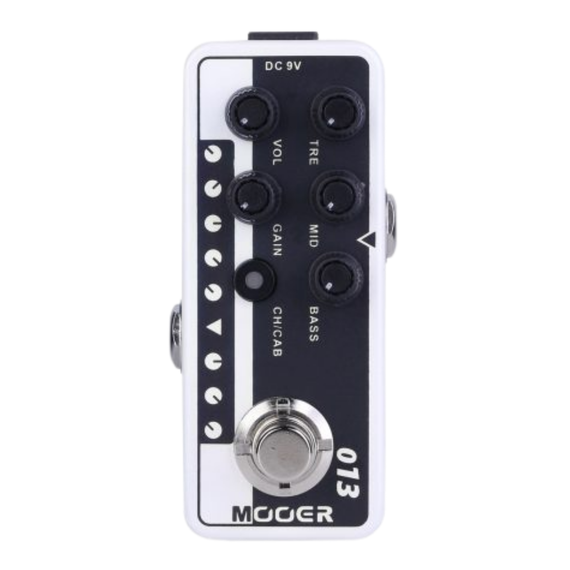 Pedal Pré-Amplificador Mooer M013 Matchbox Dual Channel com EQ de 3 Bandas e Simulação de Caixa