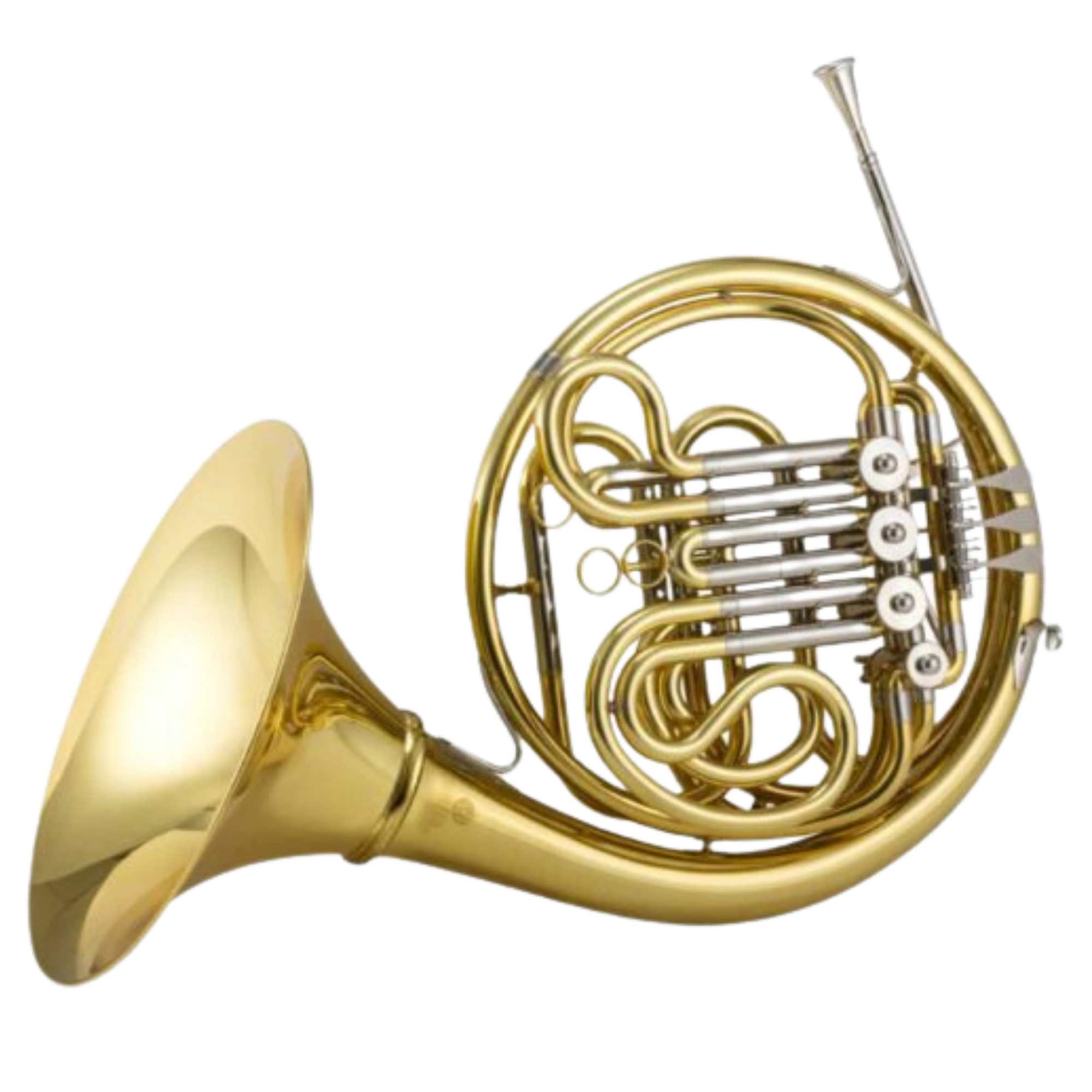 Trompa Dupla Jupiter JHR1100 Gold Lacquer F/Bb Formato Geyer com Case ABS