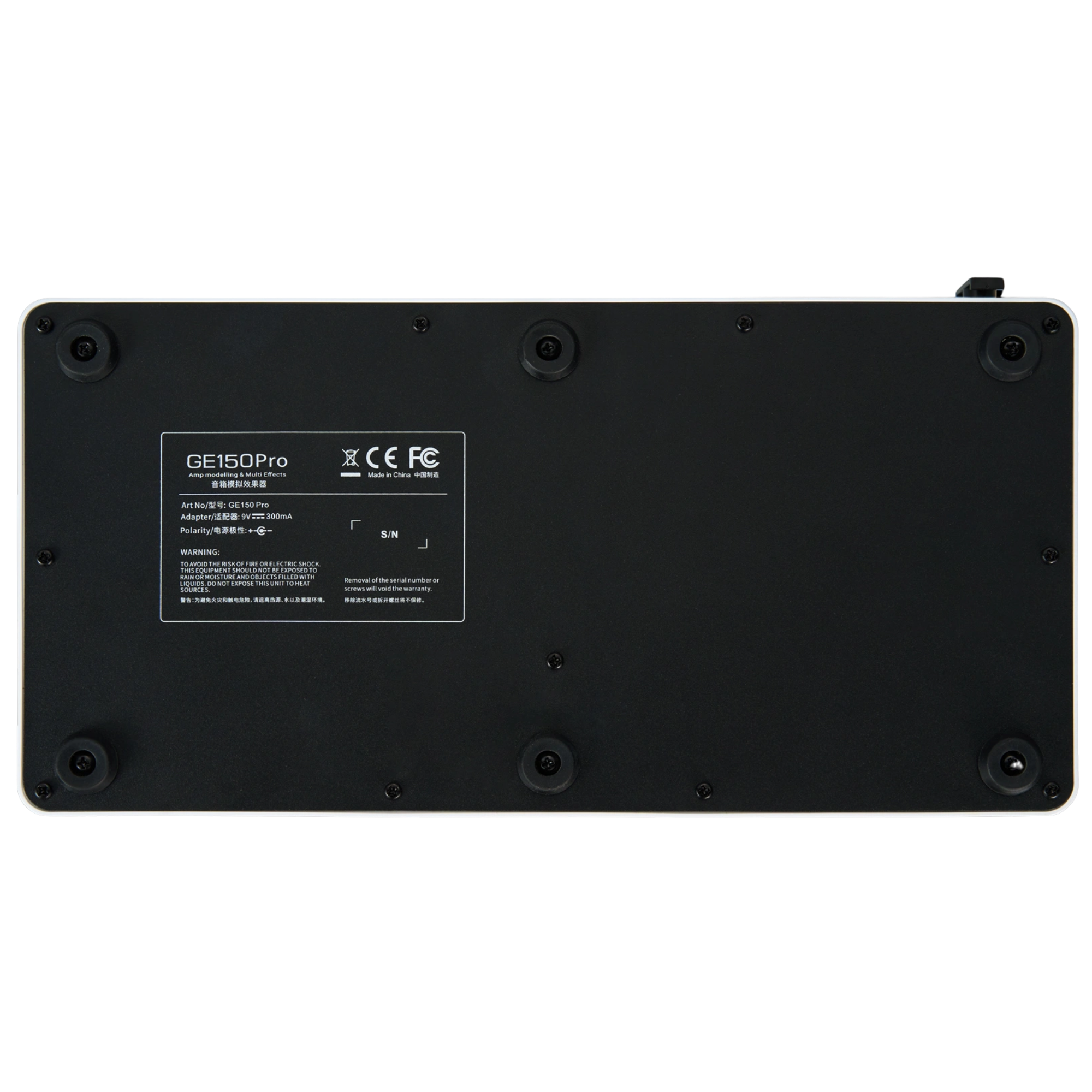 Pedaleira Multiefeitos Mooer GE150 Pro para Guitarra com 200 Presets 55 Preamps IR Looper USB-C e OTG