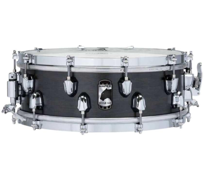 Caixa de Bateria Mapex Black Panther Design Lab Equinox 14x5” SAS Ebony Satin Maple BPML4500CF