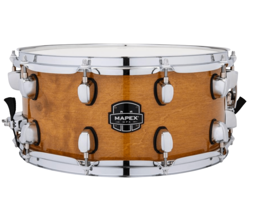 Caixa de Bateria Mapex MPX 14x6,5” NL Gloss Natural Casco Híbrido Maple/Poplar MPNMP4650CNL