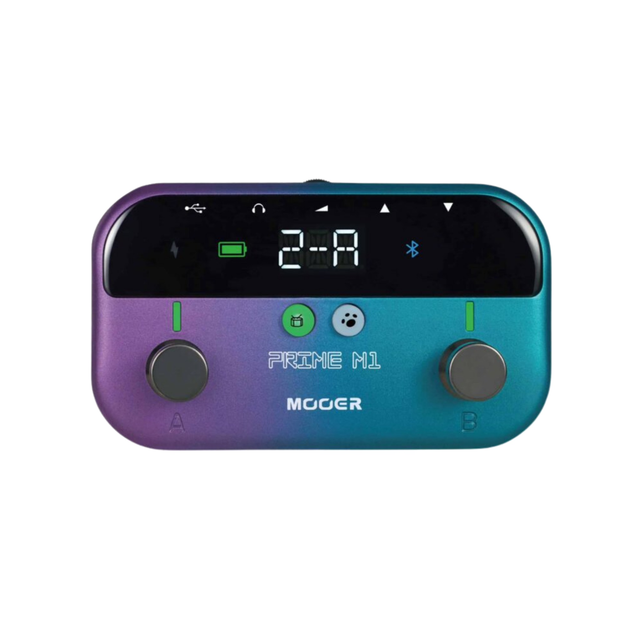 Pedaleira Inteligente Multiefeitos Mooer Prime MiniMax M1 Recarregável com 149 Efeitos Looper e Bluetooth