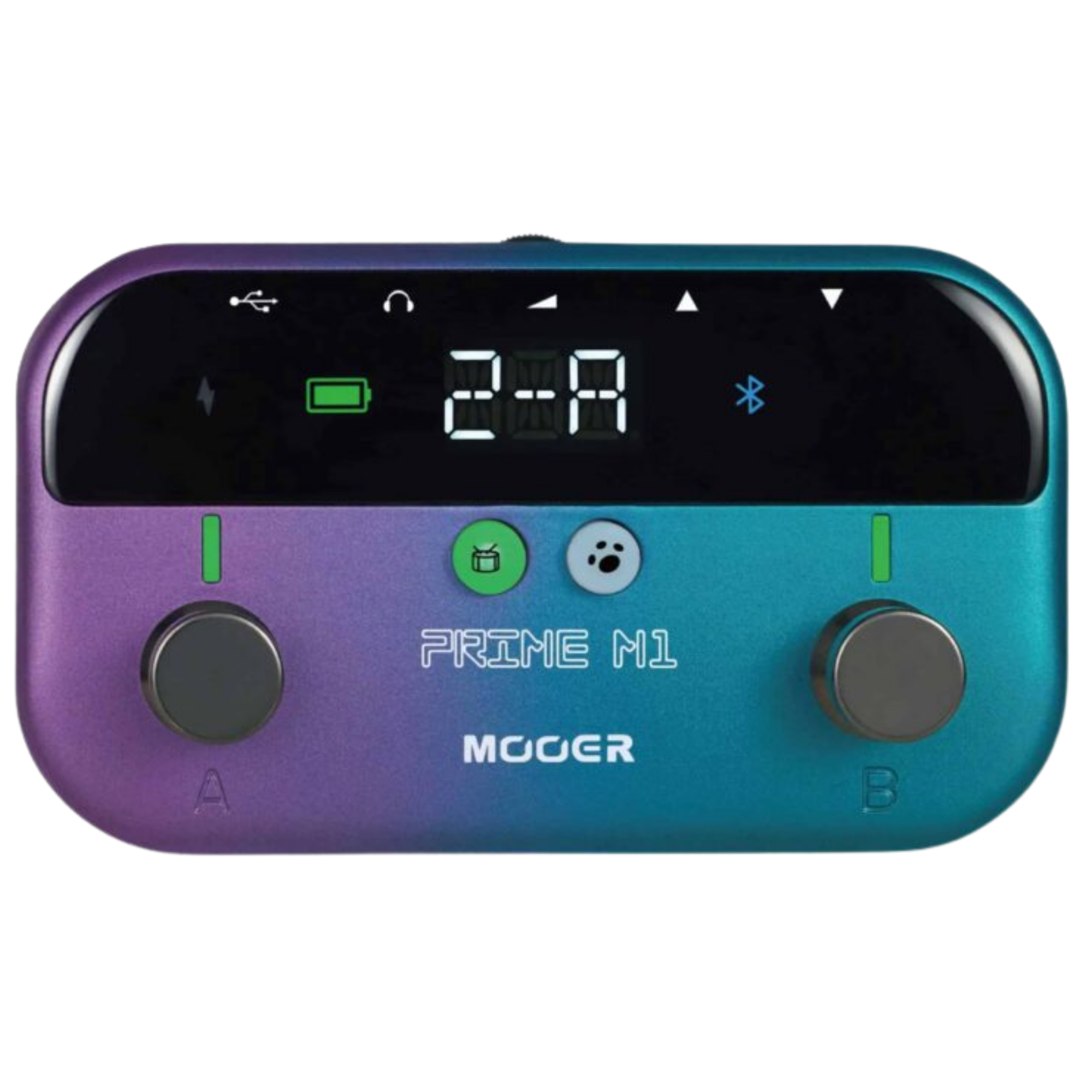 Pedaleira Inteligente Multiefeitos Mooer Prime MiniMax M1 Recarregável com 149 Efeitos Looper e Bluetooth