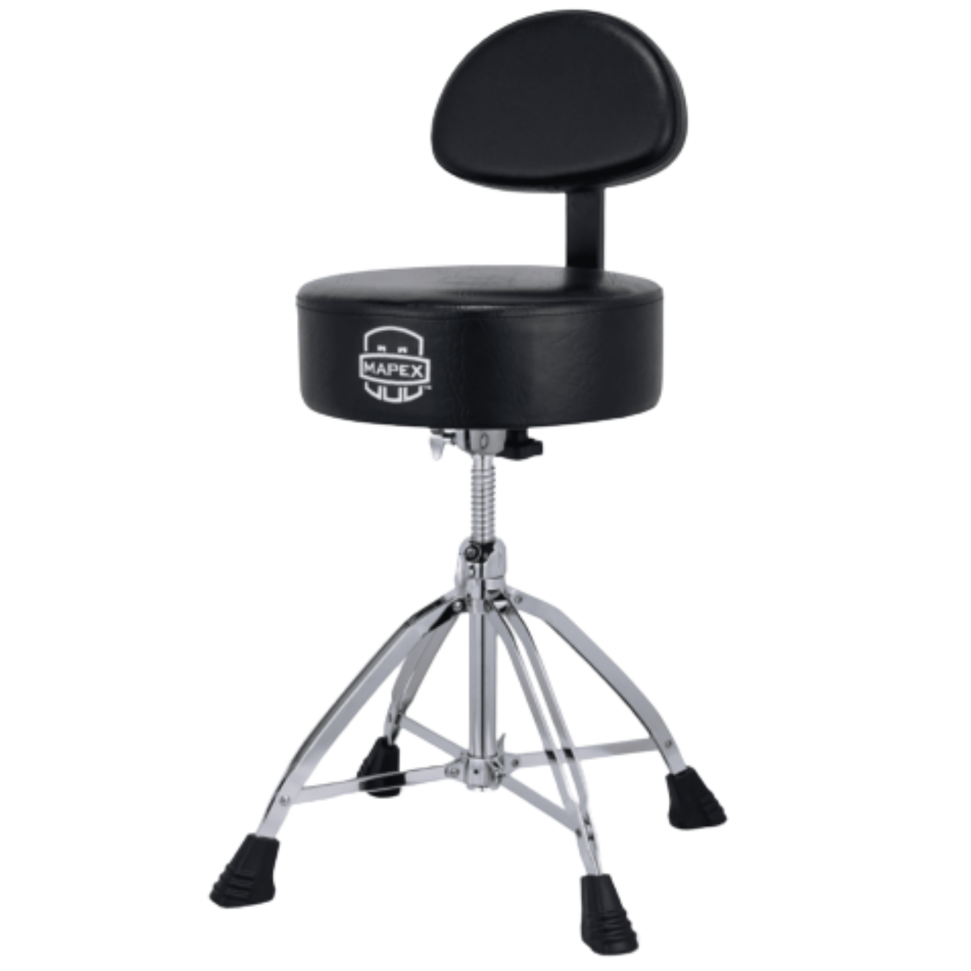 Banco Bateria Mapex T870 Série 800 Redondo 14" x 4" com Encosto 4 Pernas Duplas e Trava Rotativa