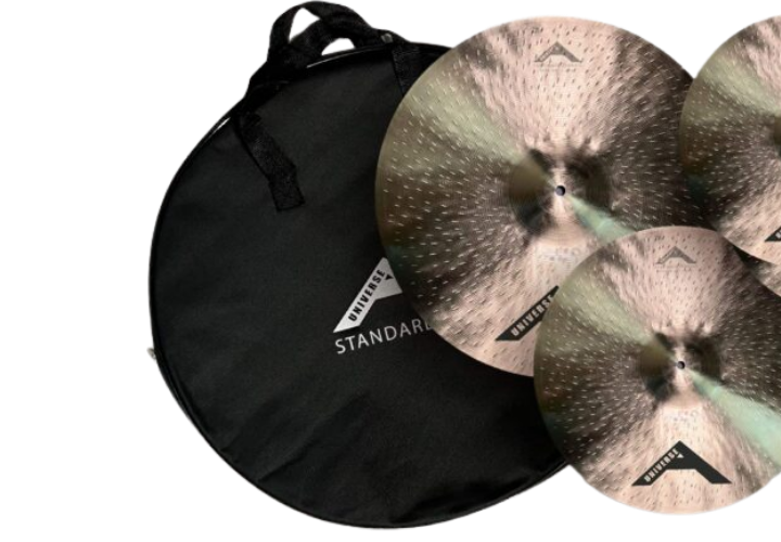 Kit de Pratos Avatar Universe Standard Liga B20 14" Hi-Hat 16" Crash 20" Ride