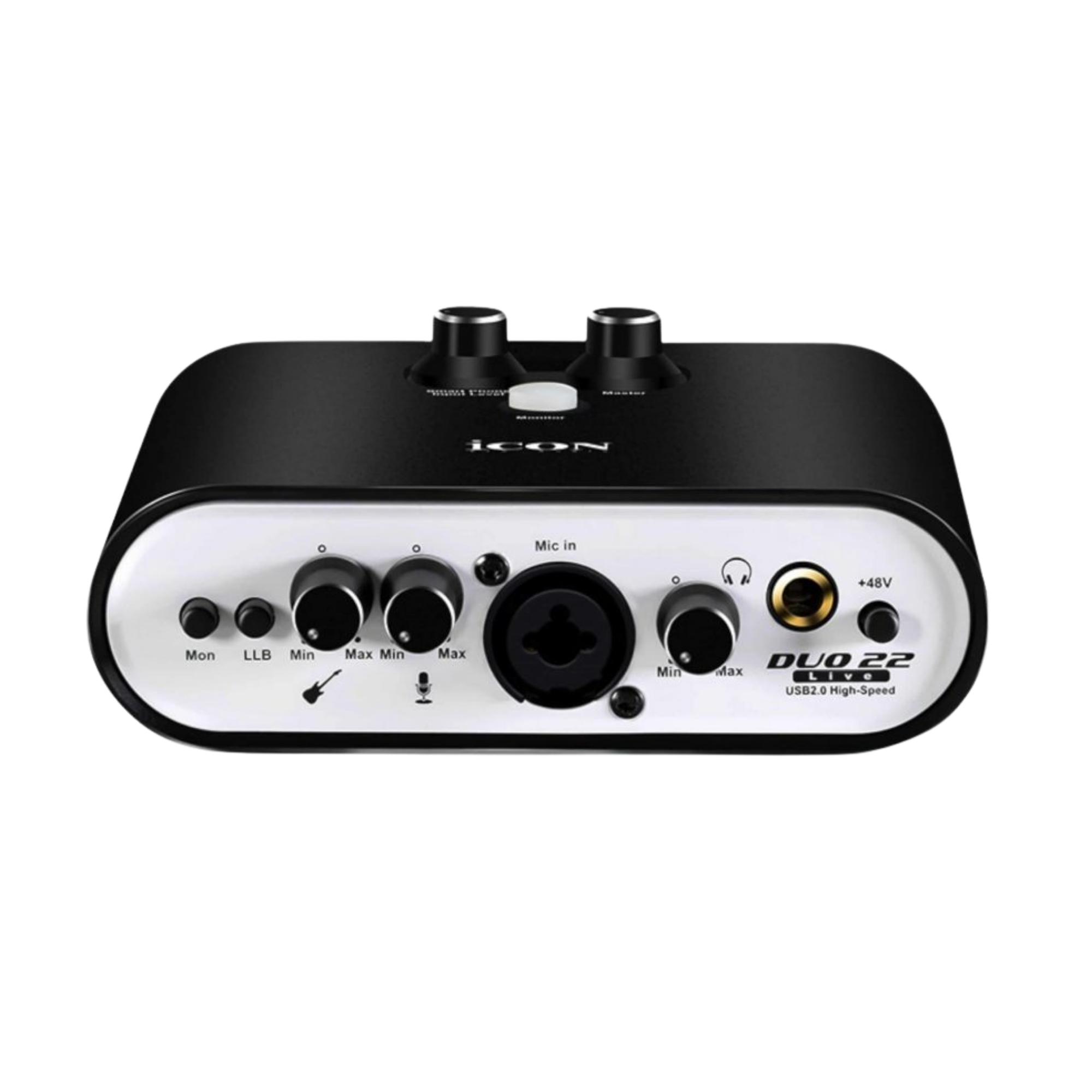 Interface de Áudio USB iCON Duo22 Live 2 Canais 24-bit/192kHz com Phantom Power