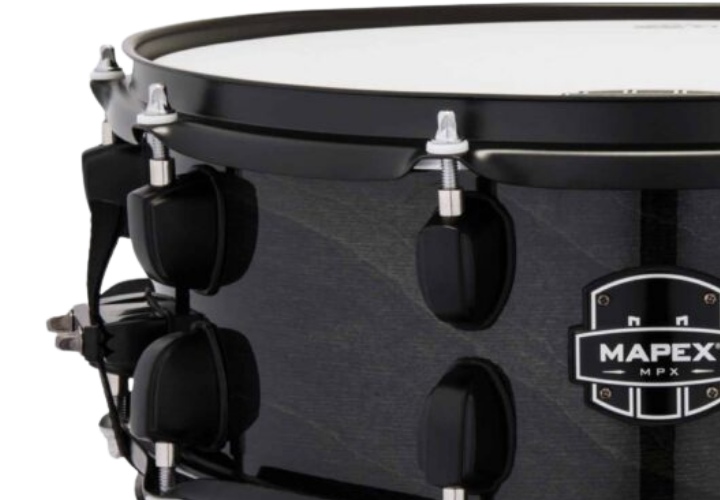 Caixa Mapex MPX 14" x 5.5" Maple/Poplar Transparent Midnight Black com Bordas SONIClear