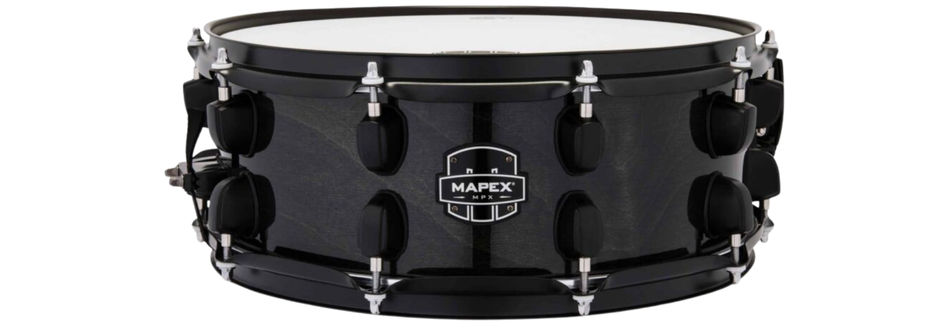 Caixa Mapex MPX 14" x 5.5" Maple/Poplar Transparent Midnight Black com Bordas SONIClear