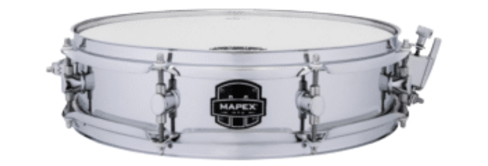 Caixa Mapex MPX 14" x 3.5" Steel Piccolo Chrome com Aros Triple Flanged