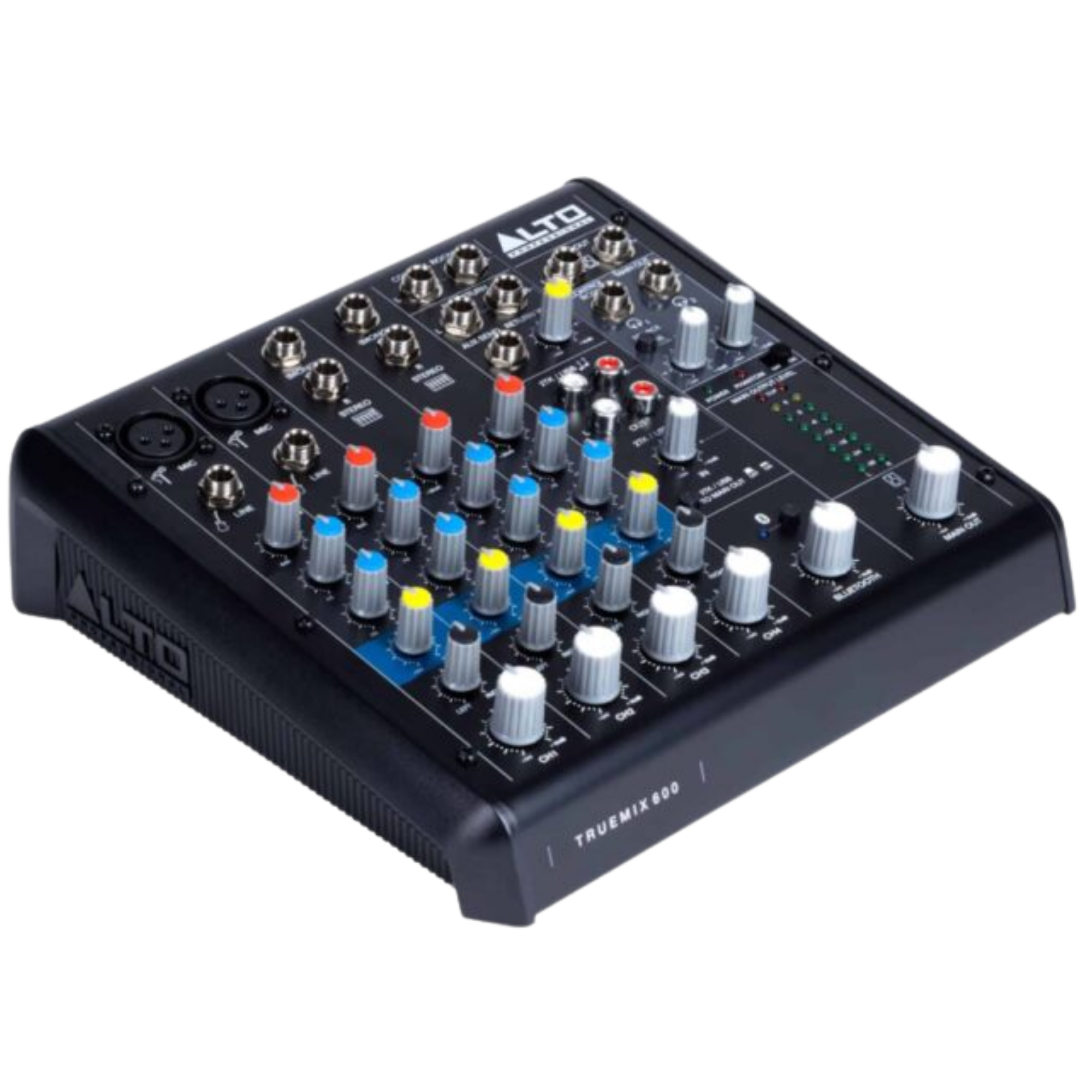 Mesa de Som Compacta Alto TrueMix 600 6 Canais com USB Bluetooth e Phantom Power