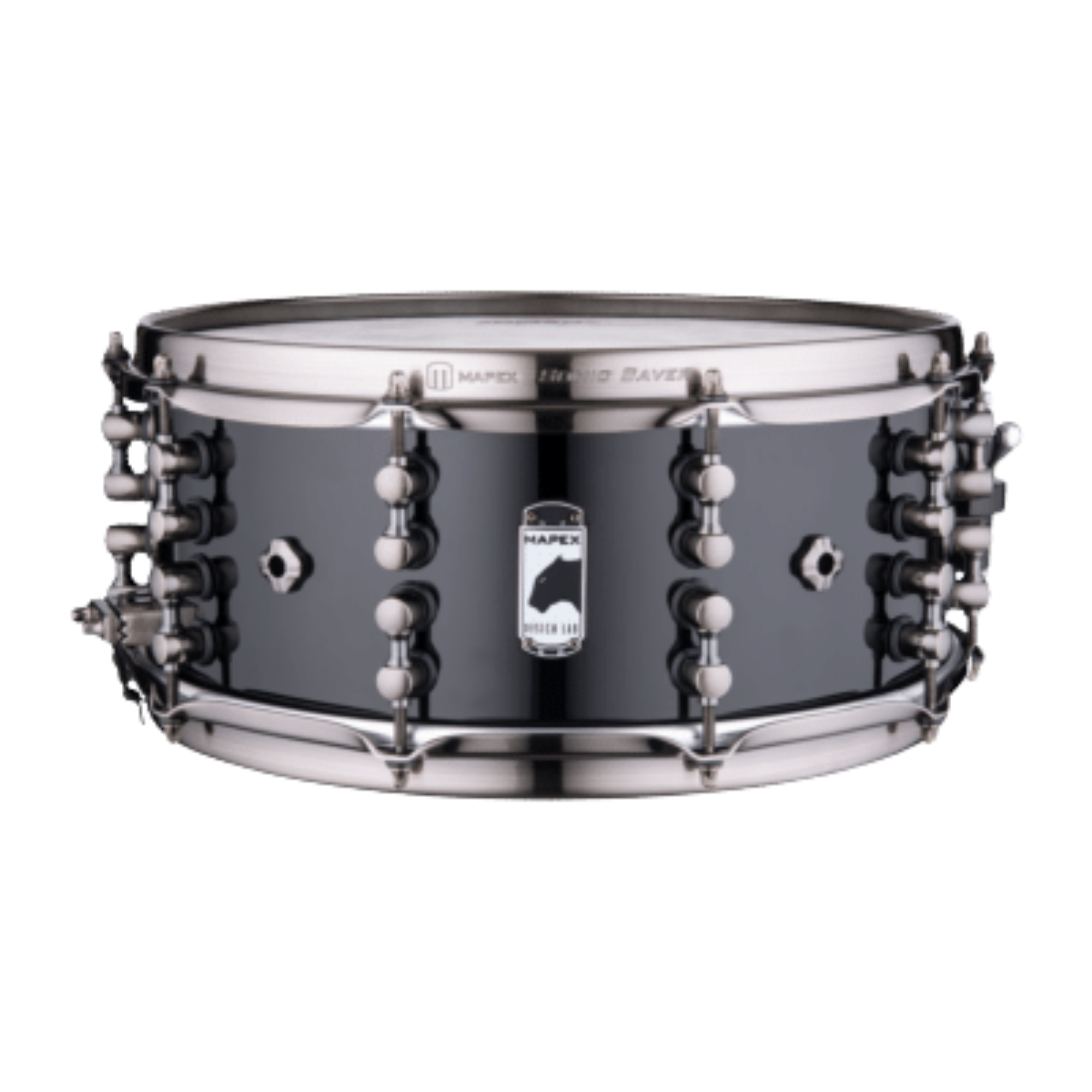 Caixa Mapex Black Panther Design Lab Maximus 14" x 6" Mahogany Gloss Piano Black Jeff Hamilton