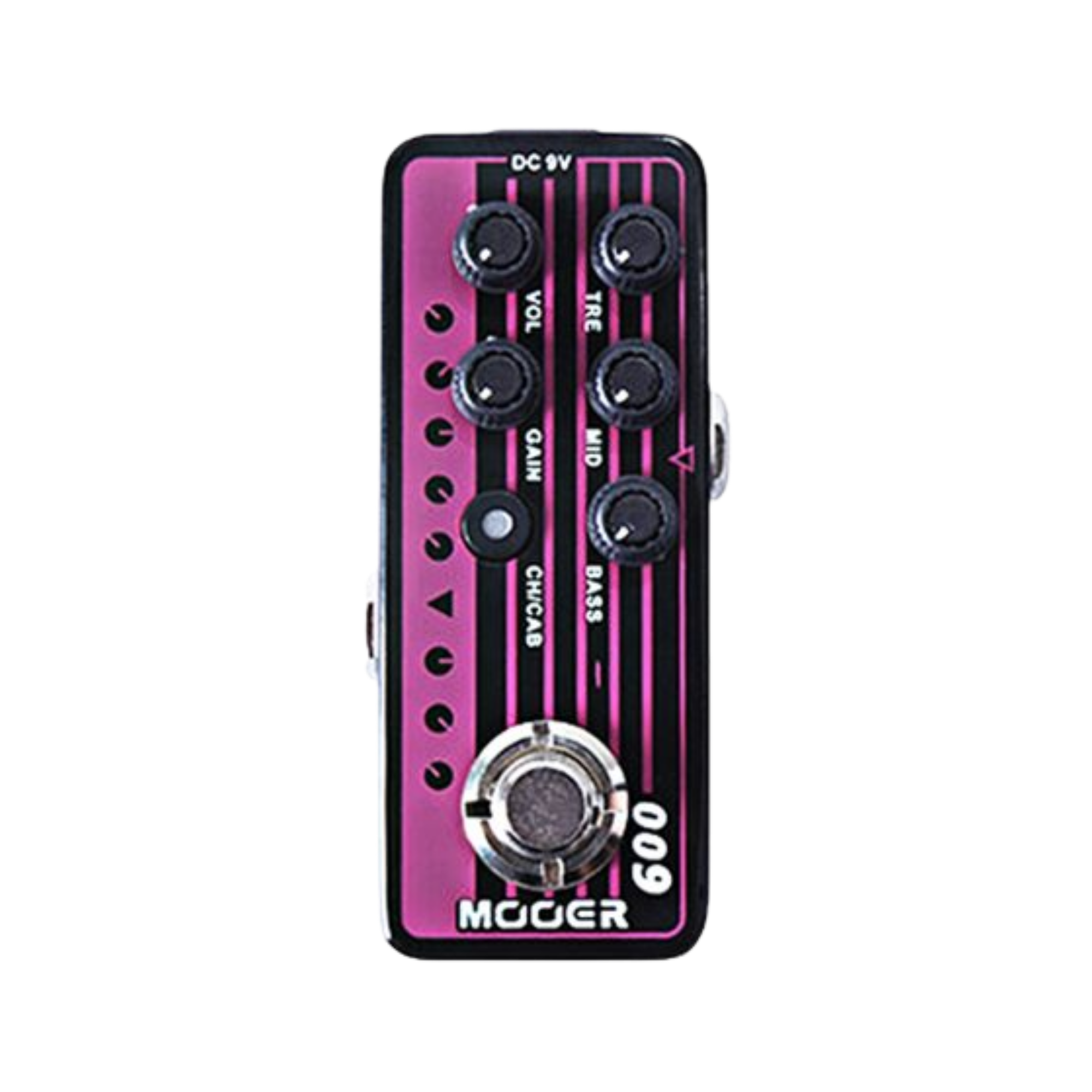 Pré-Amplificador Mooer Micro Preamp 009 Blacknight Dual Channel com Simulador de Gabinete