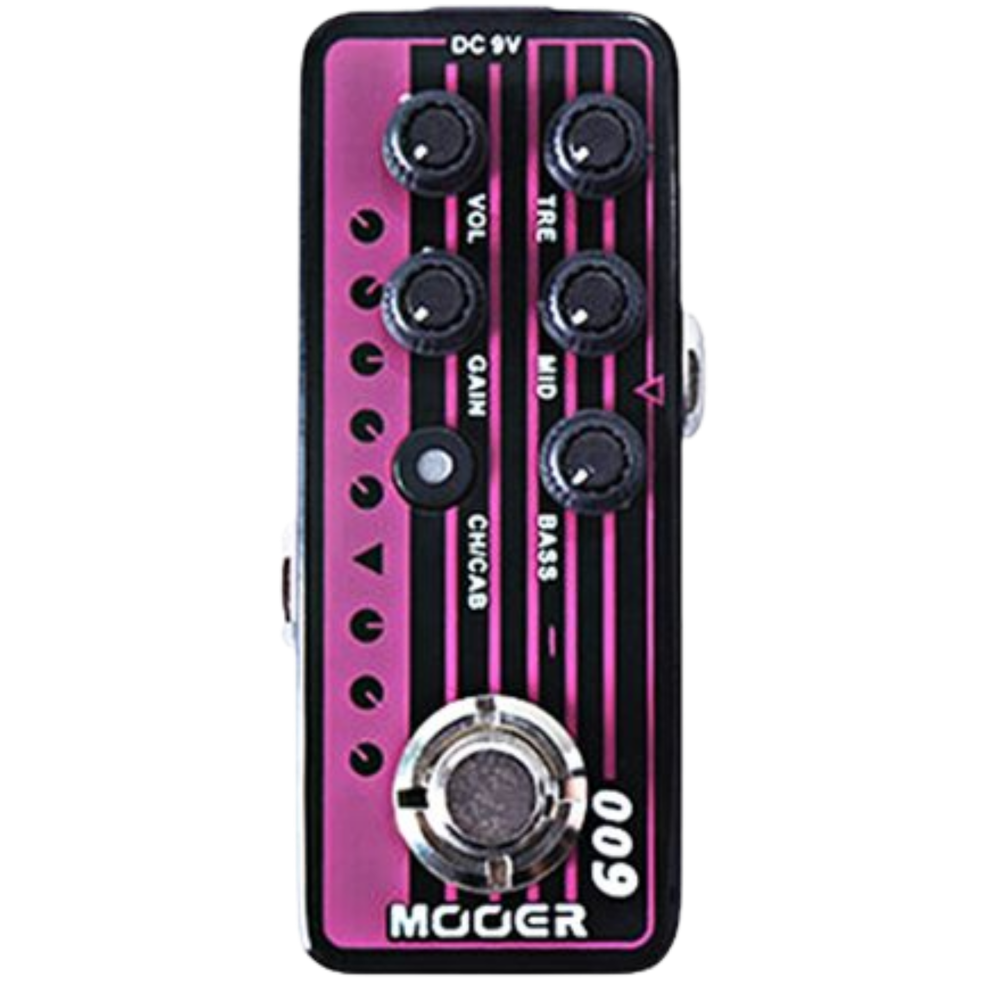 Pré-Amplificador Mooer Micro Preamp 009 Blacknight Dual Channel com Simulador de Gabinete