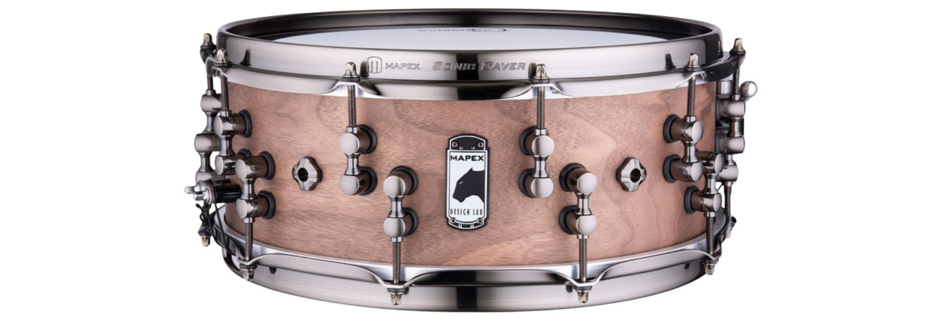 Caixa Mapex Black Panther Design Lab Machine 14" x 5.5" Maple/Walnut Satin Natural
