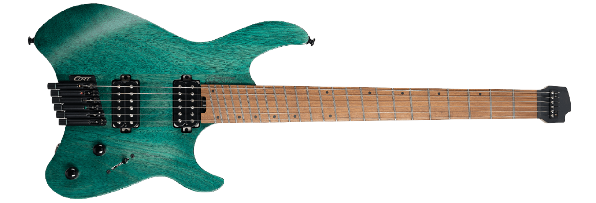 Guitarra Elétrica Cort Space G6MS Headless Multi-Scale 25"-25.5" com Captadores Voiced Tone VTH77