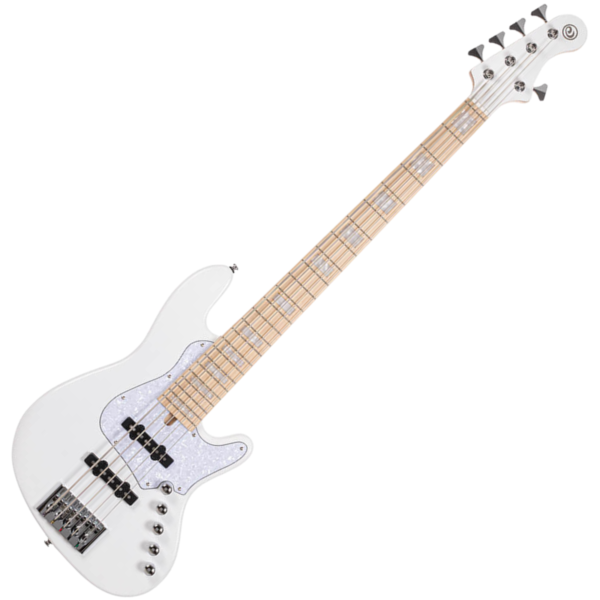 Contrabaixo Cort Elrick NJS 5 Cordas White Alder com Captadores Voiced Tone VTB-ST