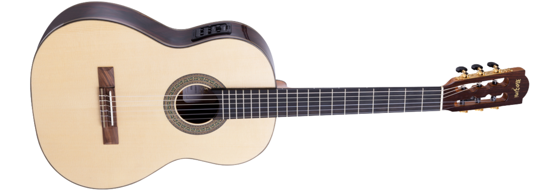 Violão Eletroacústico Rozini RX213.FPP.N.J EQ Fishman Presys Plus Tampo Spruce Maciço Jacarandá Escala Ébano Natural