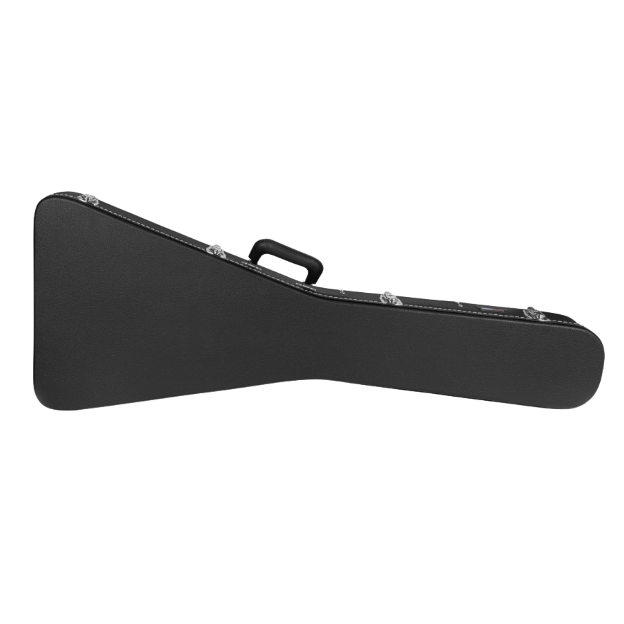 Case para Guitarra Gator GW-FLYV Deluxe Rígido em Madeira para Flying V com Pelúcia e Travas Cromadas
