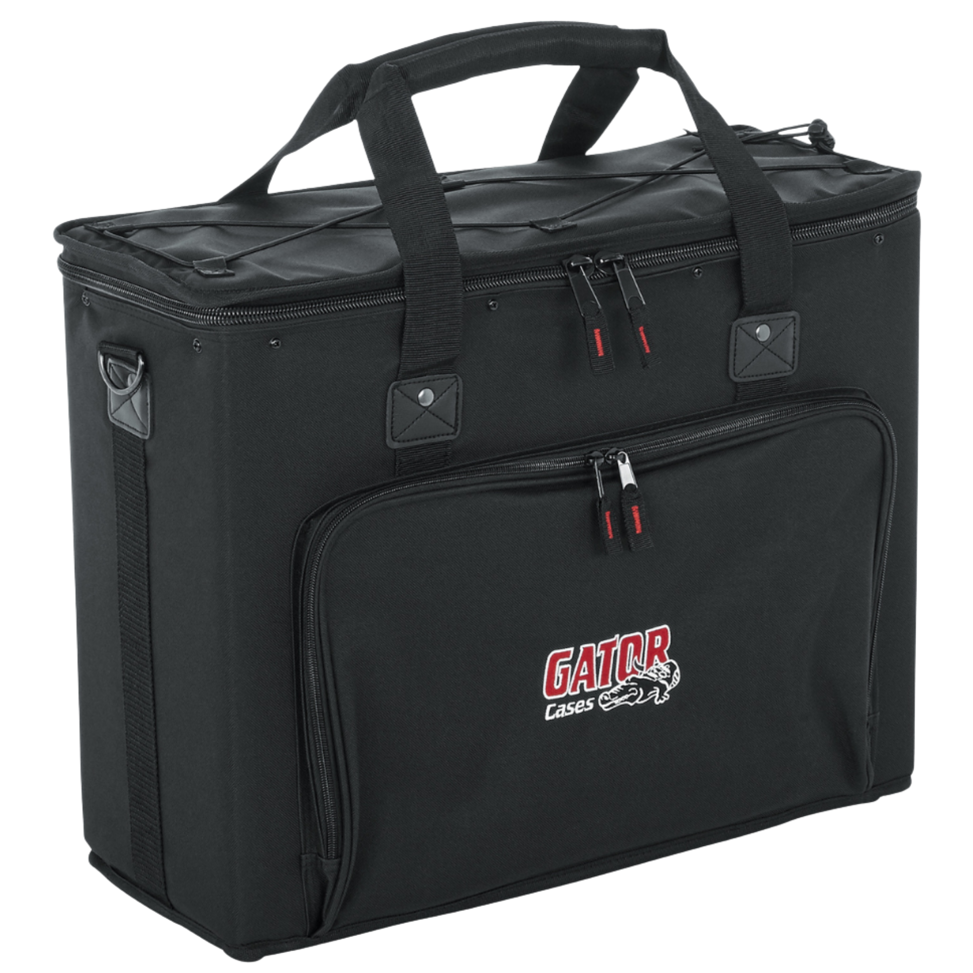 Bag para Rack Gator GRB-4U 4U 19" em Nylon com Estrutura em Madeira Bolso Externo e Alça de Ombro