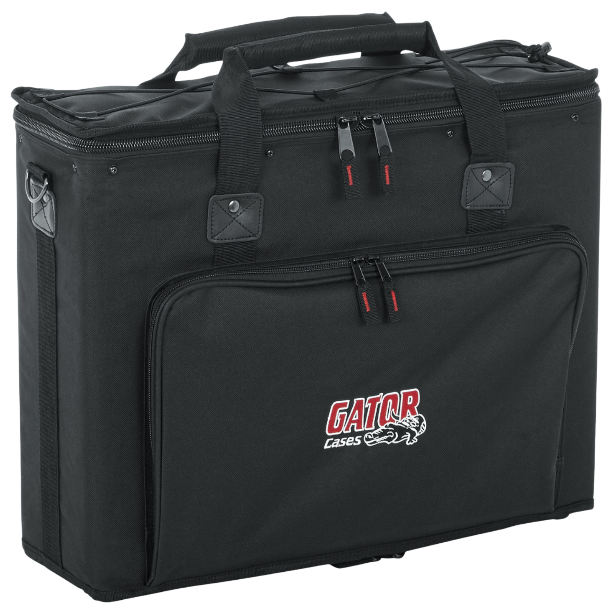 Bag para Rack Gator GRB-3U 3U 19" em Nylon com Estrutura em Madeira Bolso Externo e Alça de Ombro