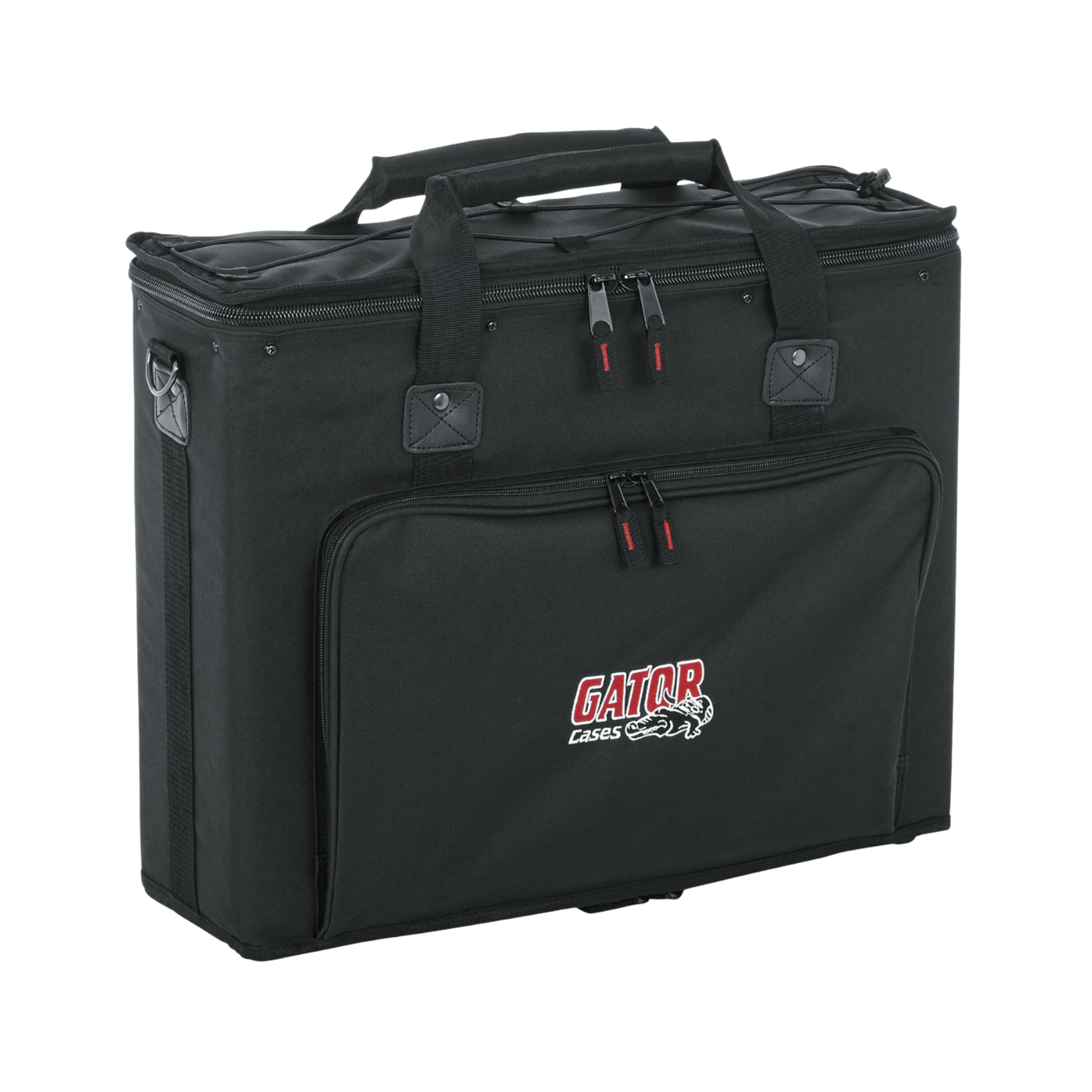 Bag para Rack Gator GRB-3U 3U 19" em Nylon com Estrutura em Madeira Bolso Externo e Alça de Ombro