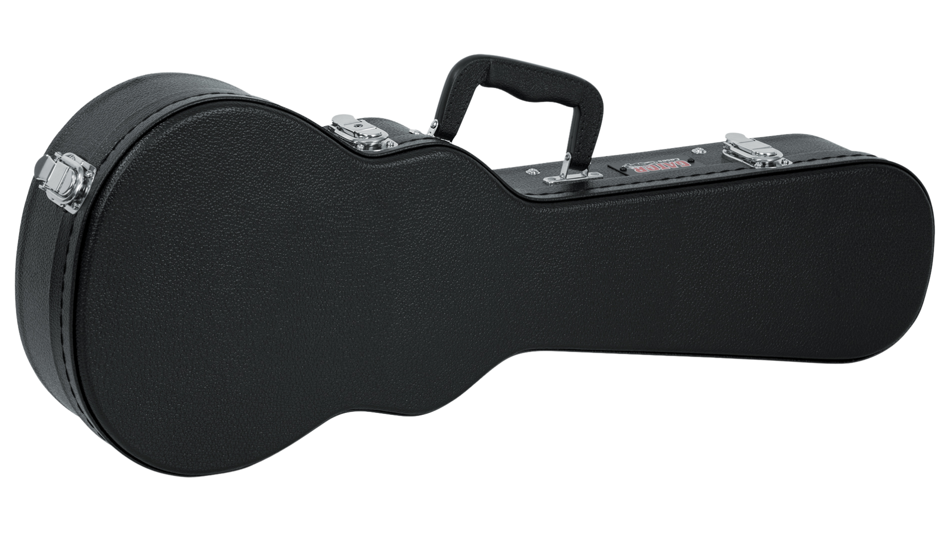 Case para Ukulele Concerto Gator GWE-UKE-CON Rígido em Madeira com Interior em Pelúcia Compartimento e Travas com Chave