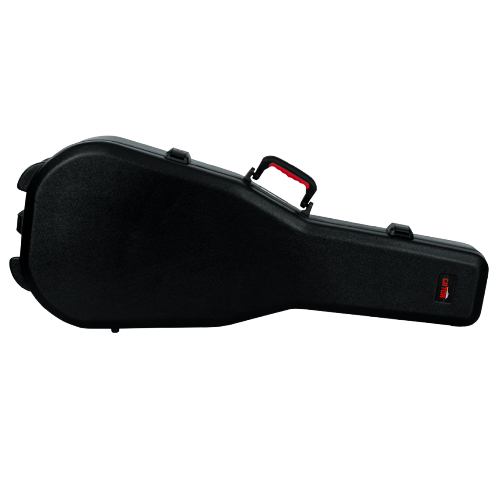 Case para Violão Gator GTSA-GTRDREAD-S TSA Rígido em Polietileno ATA para Violão Folk Dreadnought com Espuma EPS Pelúcia Interna Trava TSA e Alça de Transporte