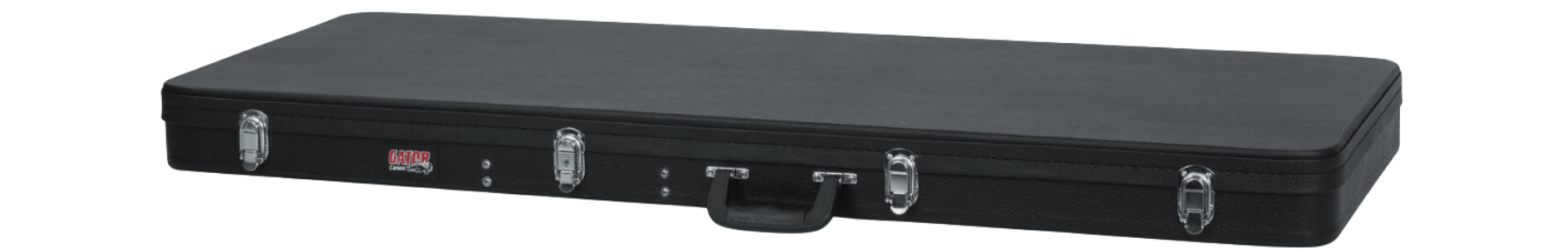 Case para Guitarra Gator GWE-EXTREME Rígido em Madeira para Flying V e Explorer com Pelúcia e Travas com Chave