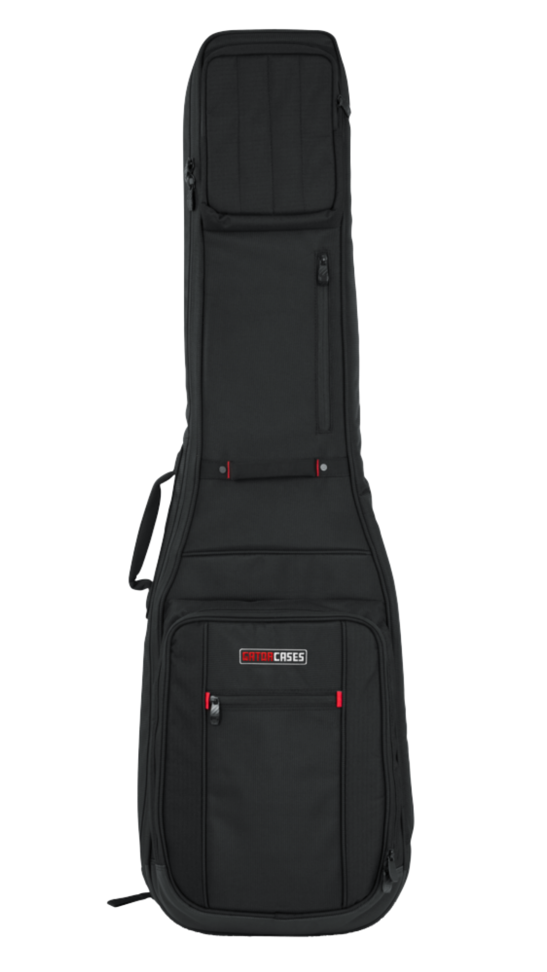 Bag Gator ProGo G-PG BASS 2X para 2 Contrabaixos com Interior Microfleece Capa de Chuva e Alças Mochila