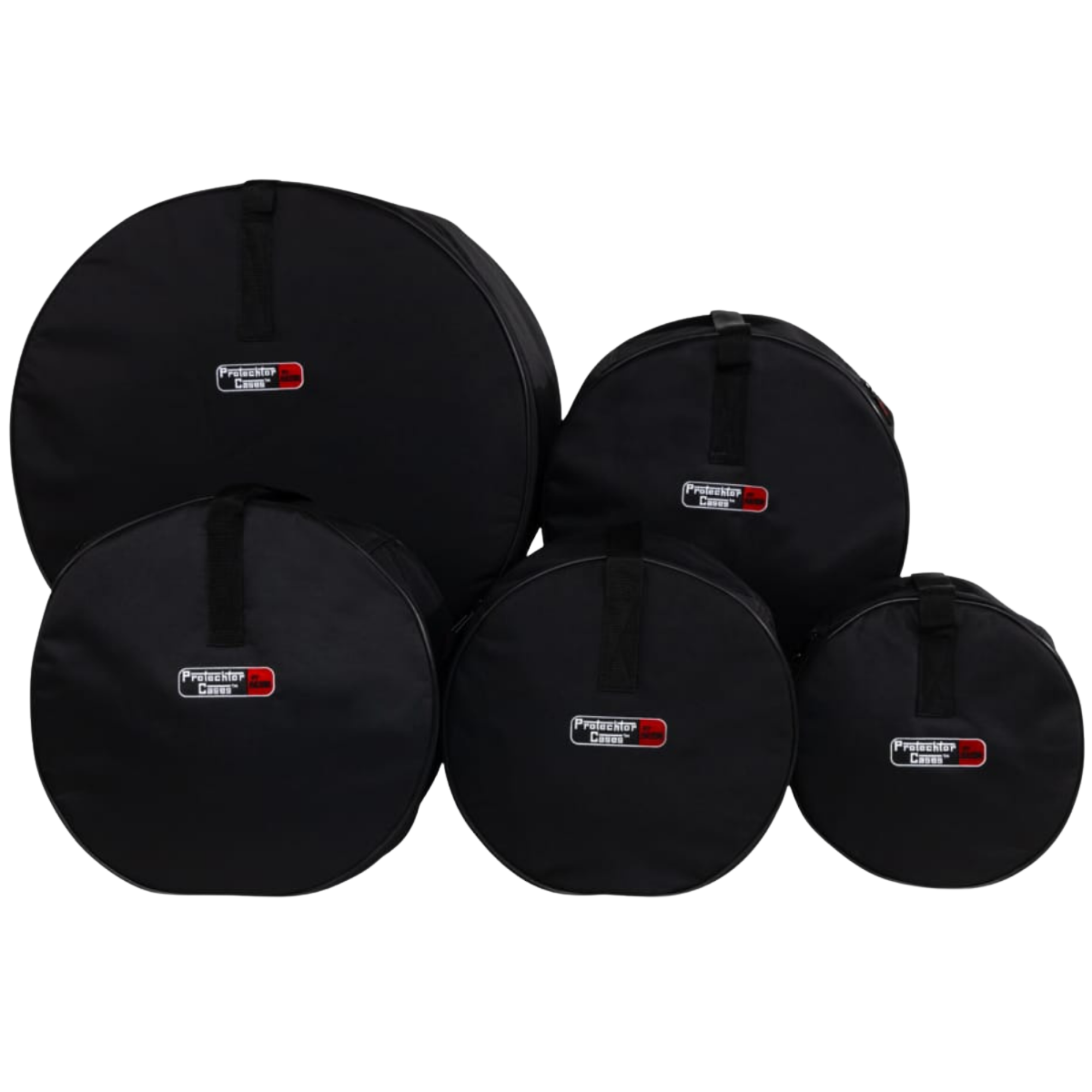 Set Bag Bateria Gator GP-JAZZFS-100 20" 10" 12" 14" Cx14 5 Peças Nylon 600D Acolchoado