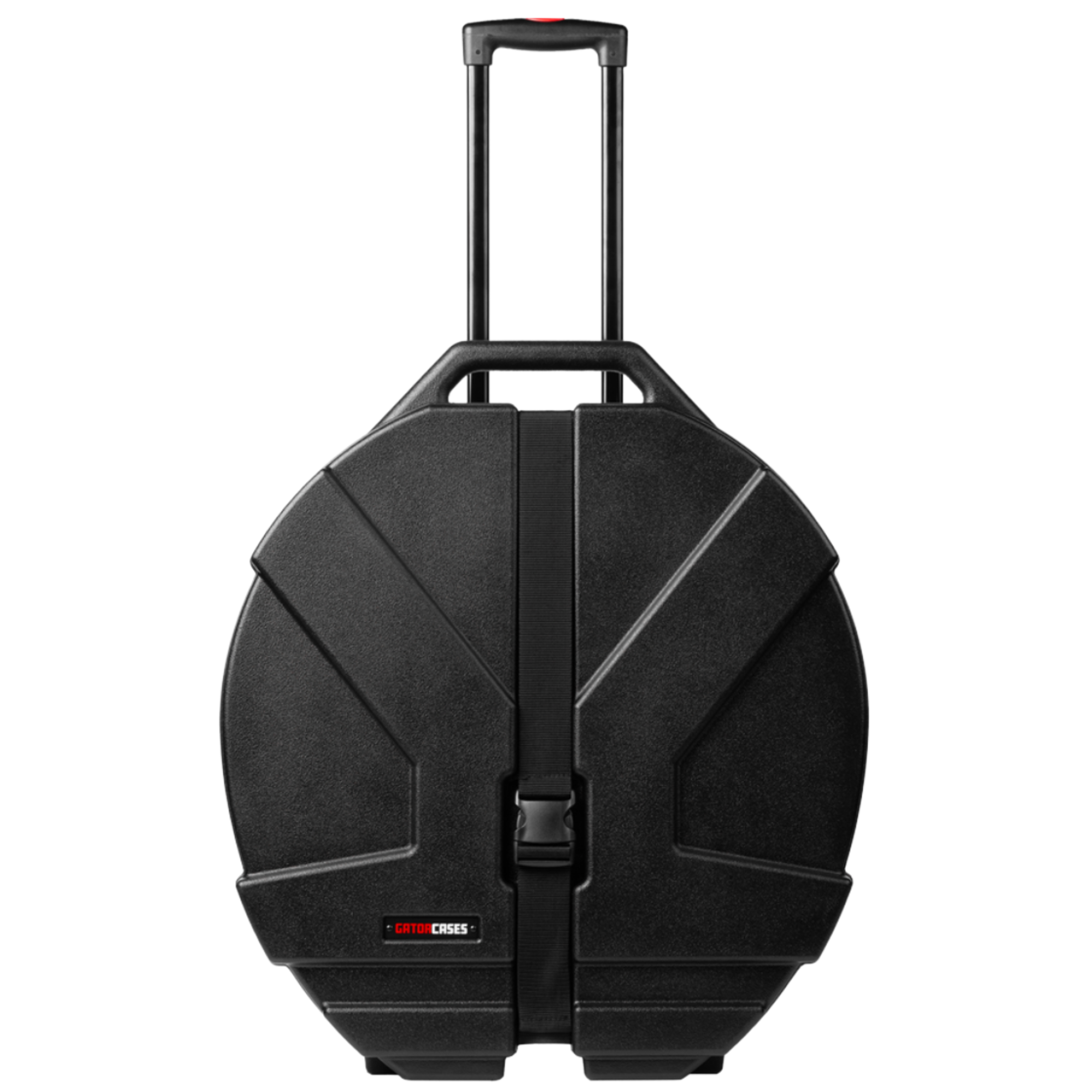 Case para Pratos Gator GPCCYM22W até 22" Hard-Shell em Polietileno com Rodas, Alça Telescópica e Divisórias Acolchoadas