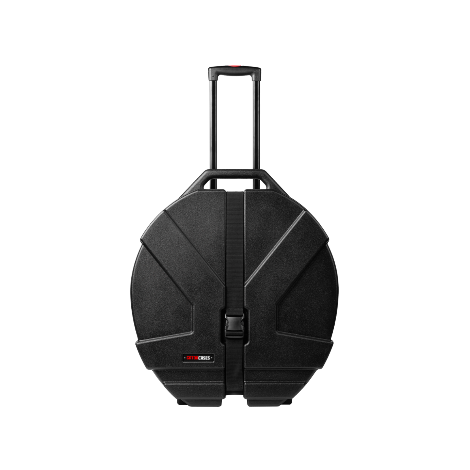 Case para Pratos Gator GPCCYM22W até 22" Hard-Shell em Polietileno com Rodas, Alça Telescópica e Divisórias Acolchoadas