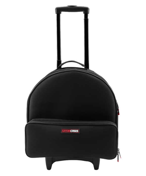 Bag para Caixa de Bateria Gator GP-SNAREKIT 13” com Rodas Alça Telescópica e Bolso para Ferragens