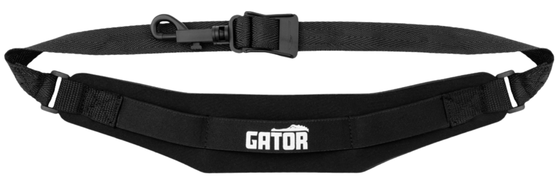 Correia de Saxofone Gator G27NEO-BLK-XL Deluxe XL Preta em Neoprene Ajustável 19” a 26”