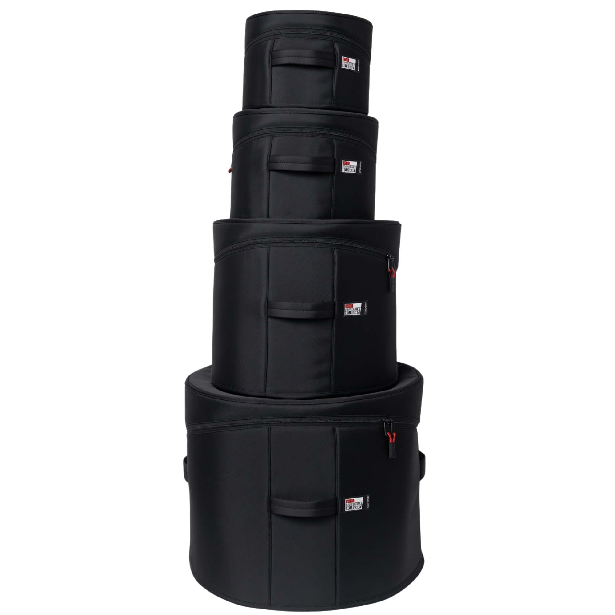 Set Bag para Bateria Gator GP-ICON-ROCK-22101216 Multicamadas em Nylon Durável 5 Peças 22" 10" 12" 16" e 20"