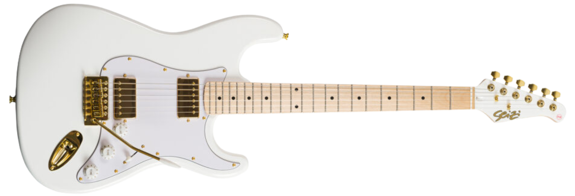 Guitarra Seizi Vintage Ronin HH White Gold com Captadores Jutsu Alnico V e Bag DeLuxe 10360467