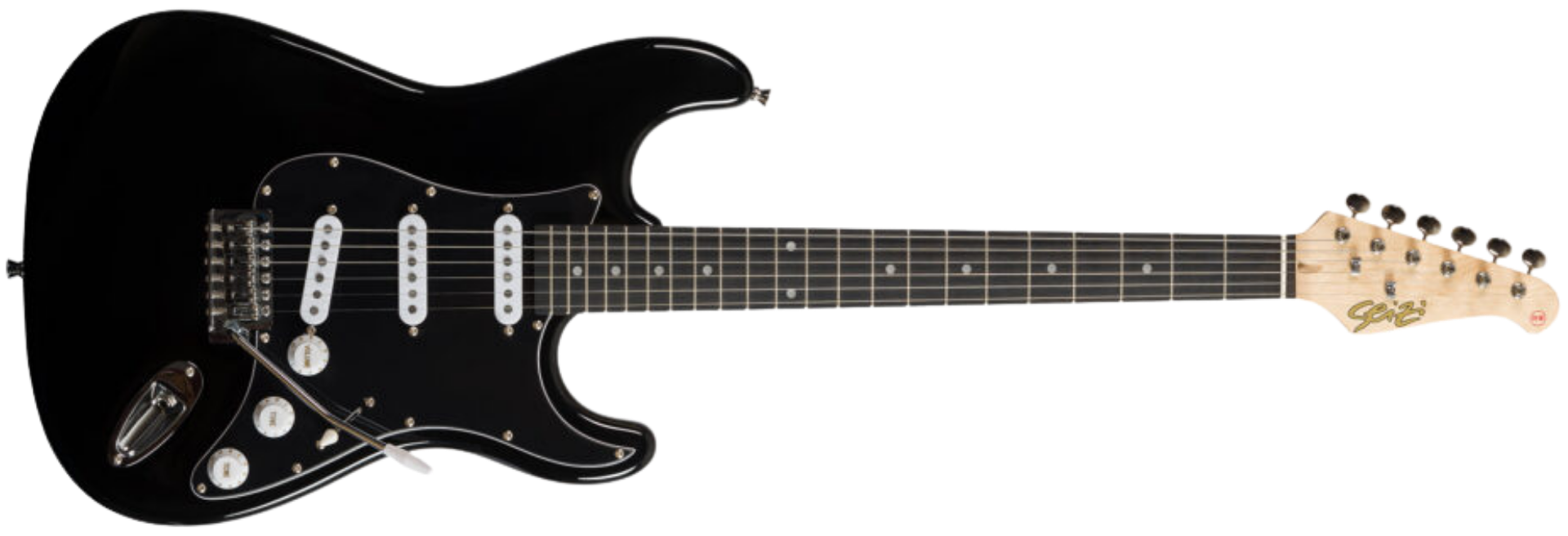 Guitarra Seizi Vintage Shinobi SSS Black Purple Heart com Captadores Jutsu Alnico V e Bag DeLuxe 10360475
