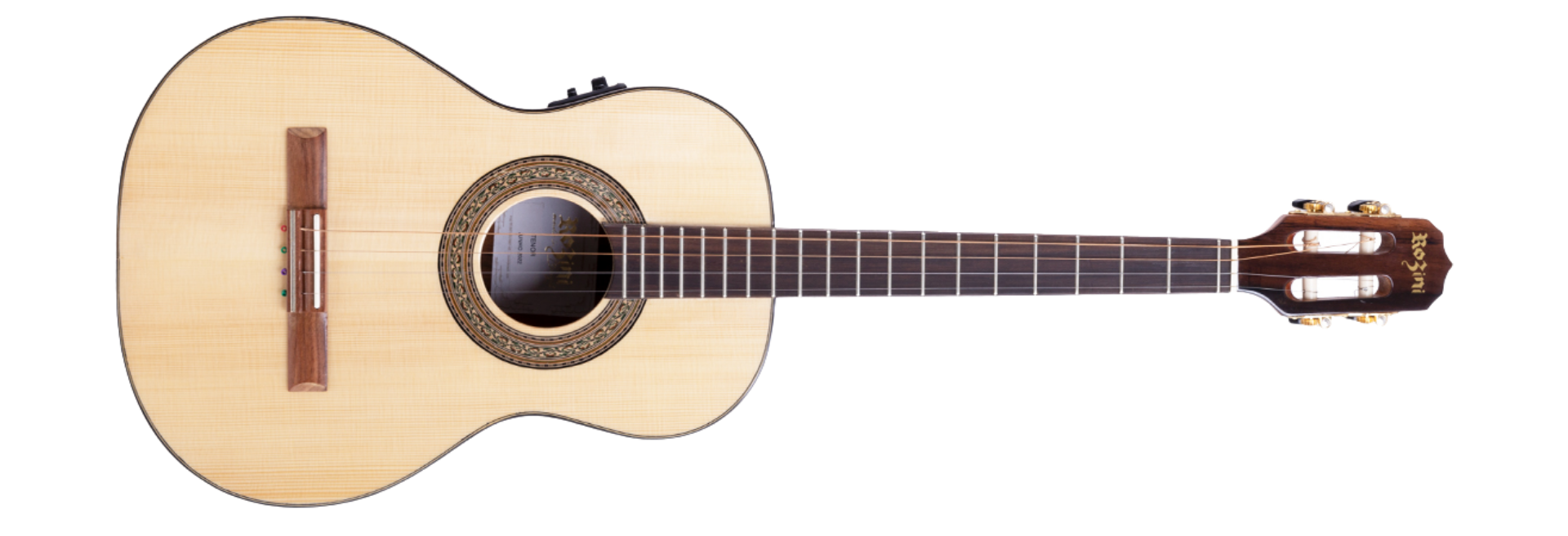 Violão Eletroacústico Aço Rozini RX208.FP2.N.J Profissional Tenor 4 Cordas NAT Natural Brilho Fishman Presys II