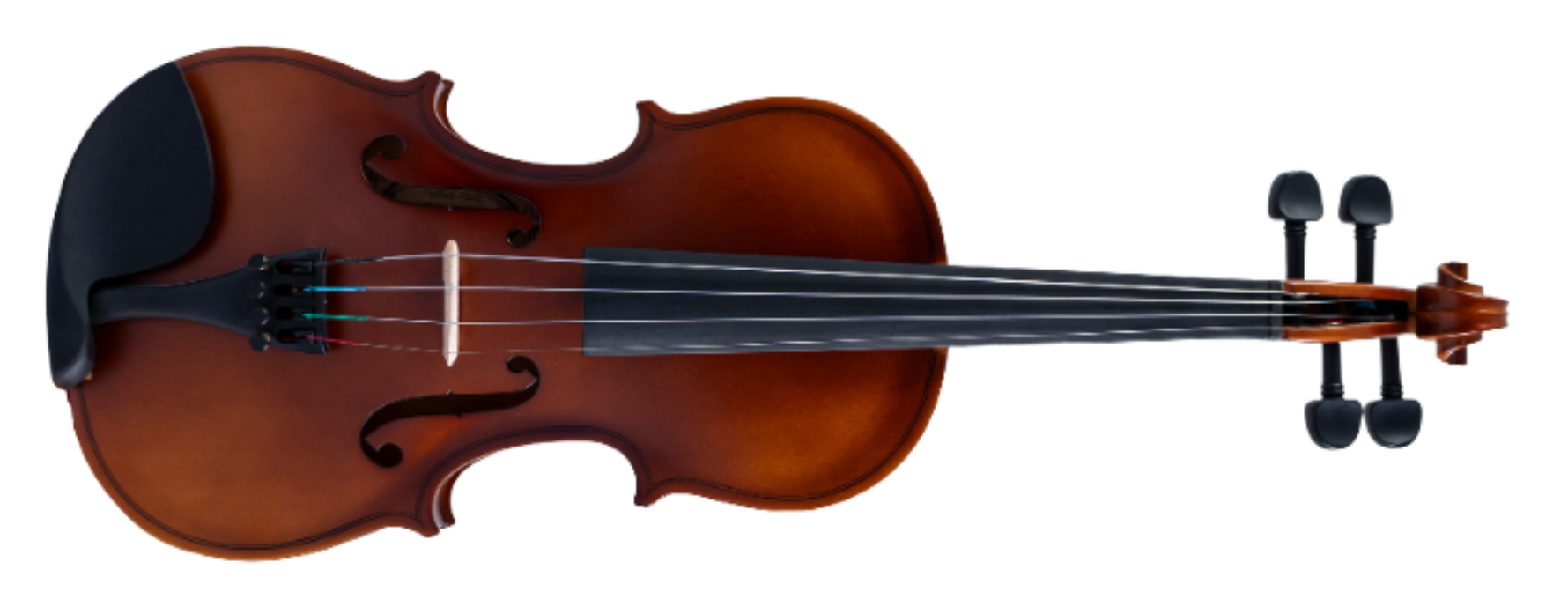 Violino Marquês A-VIN-124NS 3/4 NS Natural Fosco com Arco de Crina Animal Breu e Estojo Gota Preto