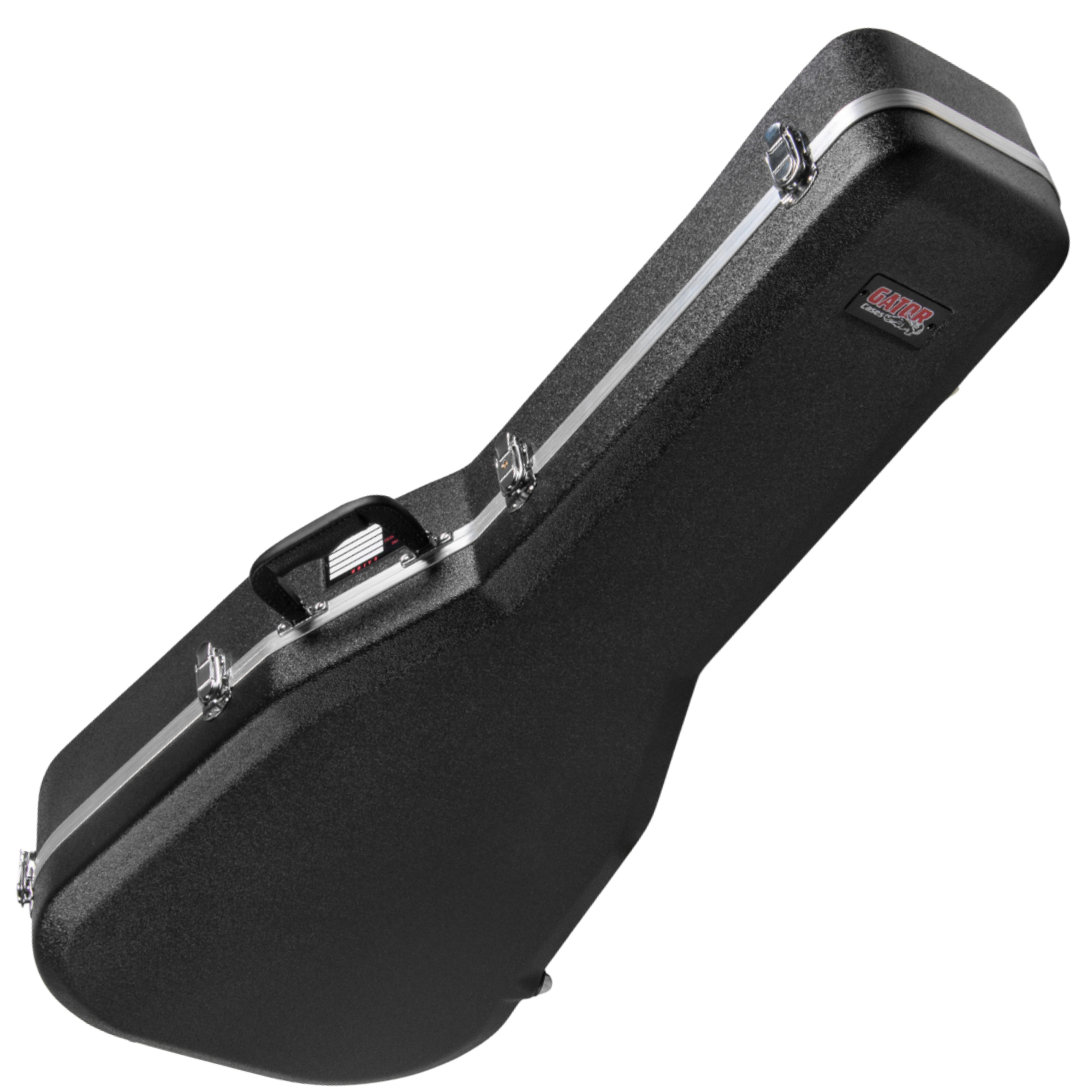 Case para Violão Gator GC-PARLOR ABS Rígido para Violão Parlor com Espuma EPS Pelúcia e Travas com Chave