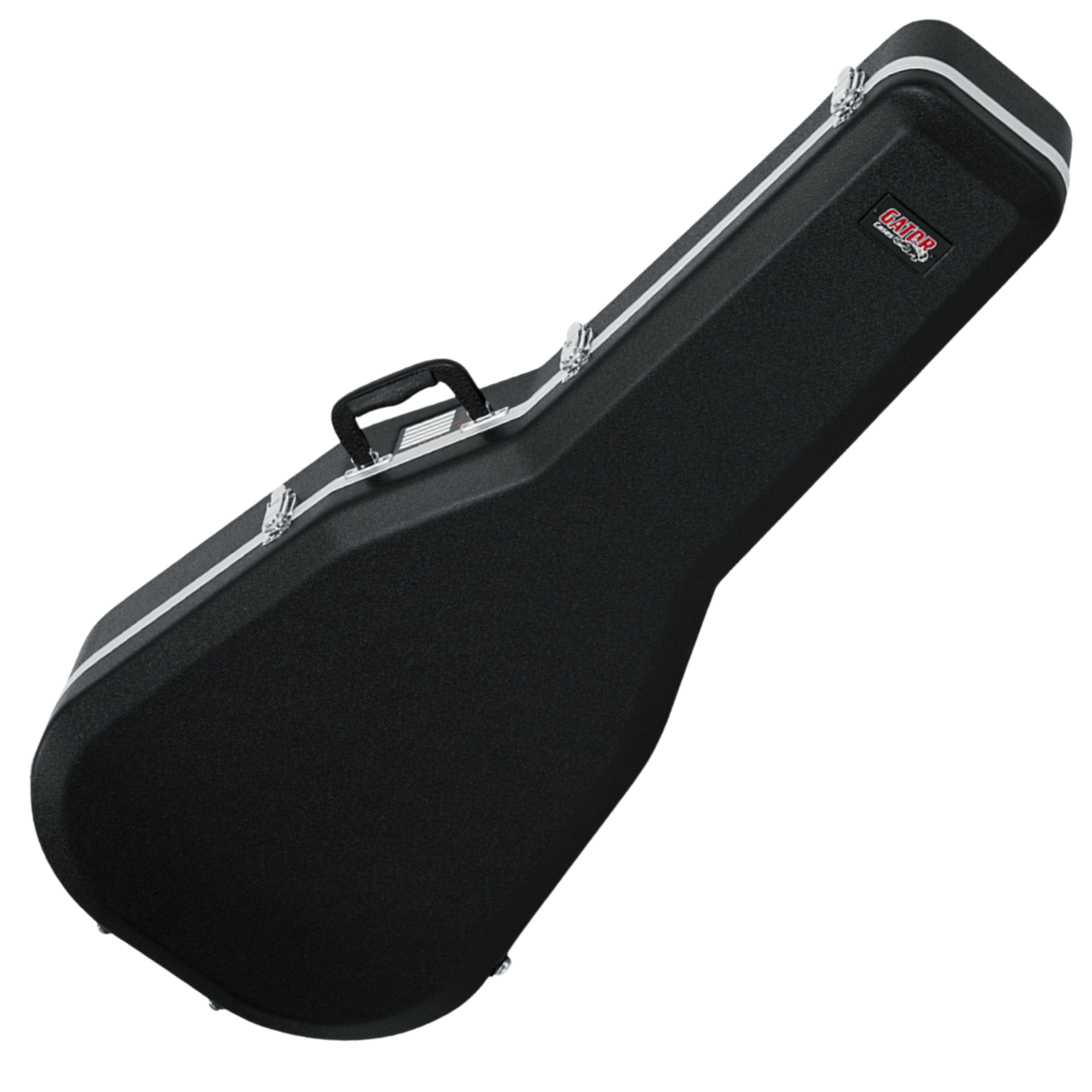 Case para Violão Gator GC-DREAD-12 Rígido ABS para Violão Dreadnought 12 Cordas com EPS, Pelúcia e Travas com Chave