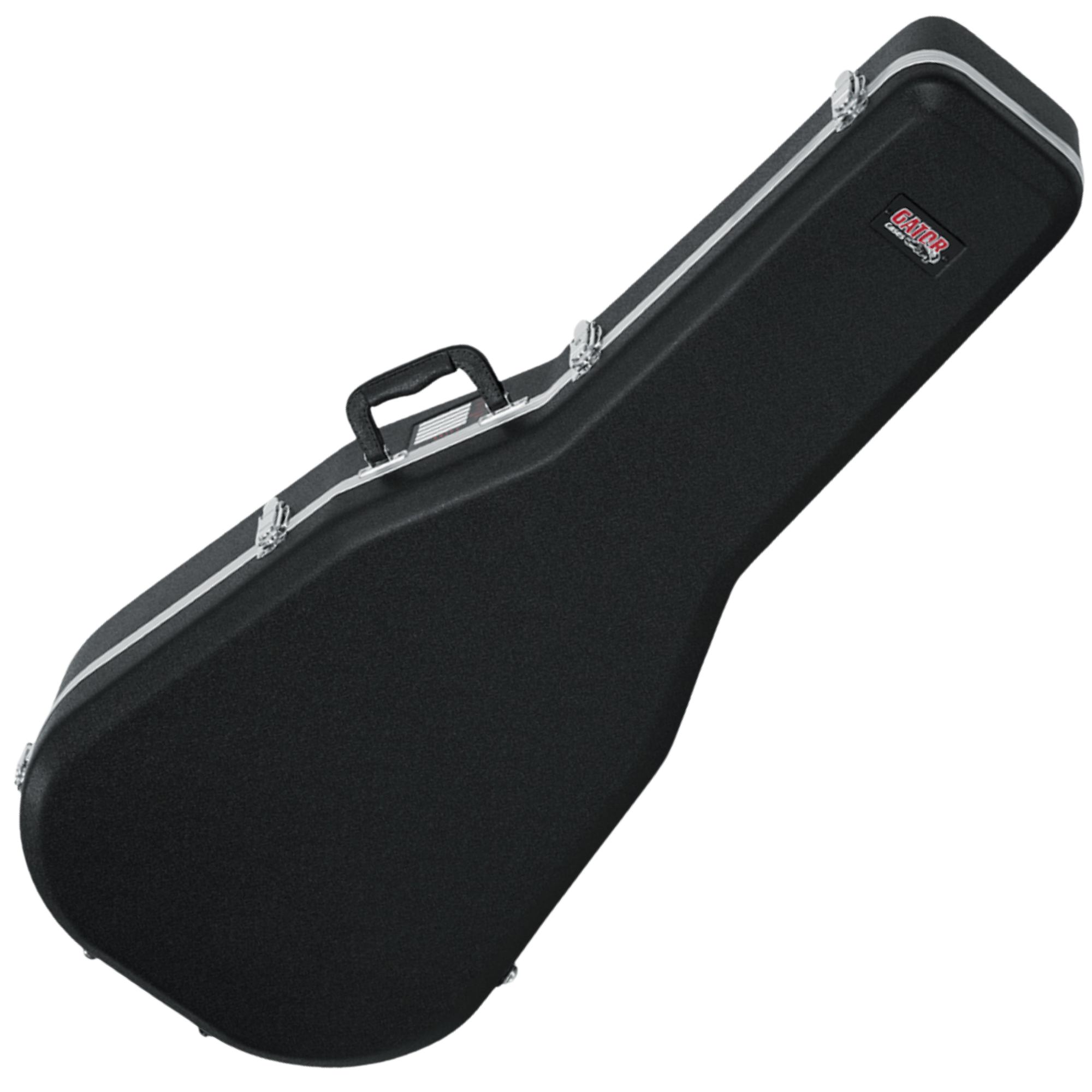 Case para Violão Gator GC-DREAD Rígido ABS para Violão Folk Dreadnought com EPS, Pelúcia e Travas com Chave