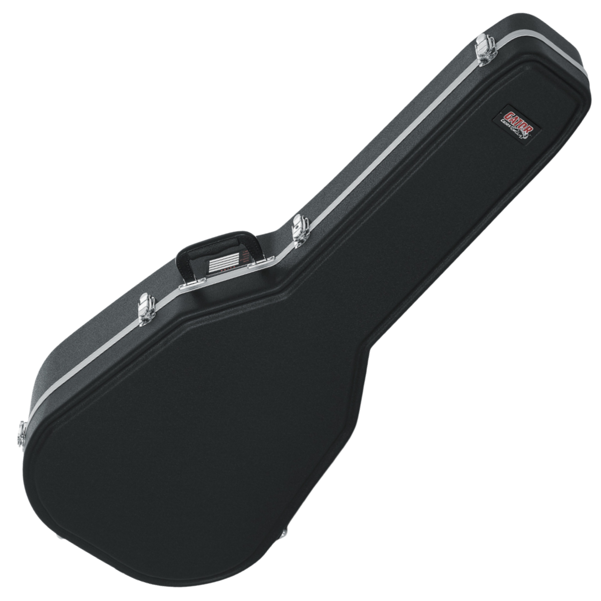 Case para Violão Gator GC-DEEPBOWL Rígido para Ovation Deep Bowl com EPS Pelúcia e Travas com Chave