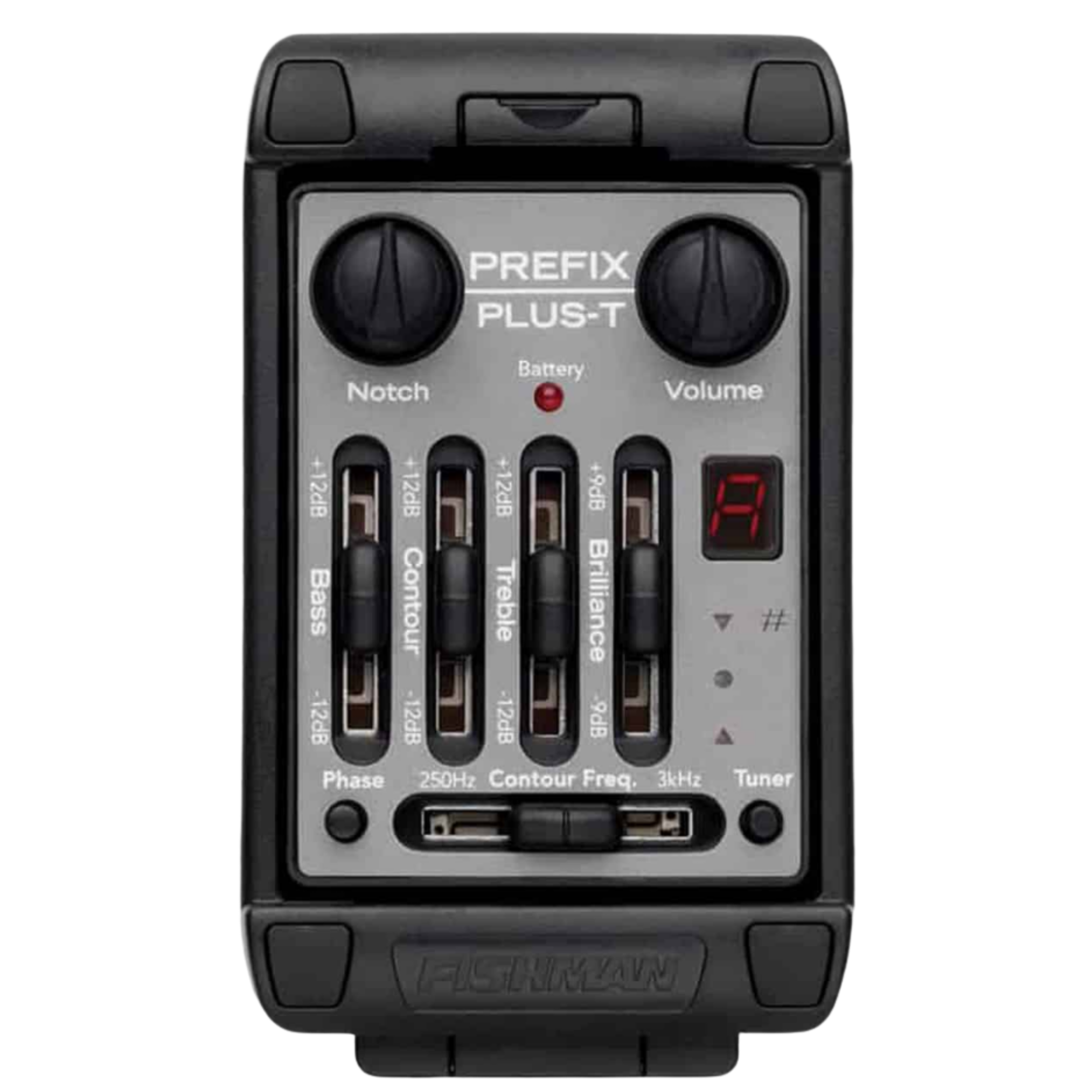 Captador e Pré Fishman PRO-MAN-PT4 Prefix Plus-T Acoustic Matrix para Violão Eletroacústico