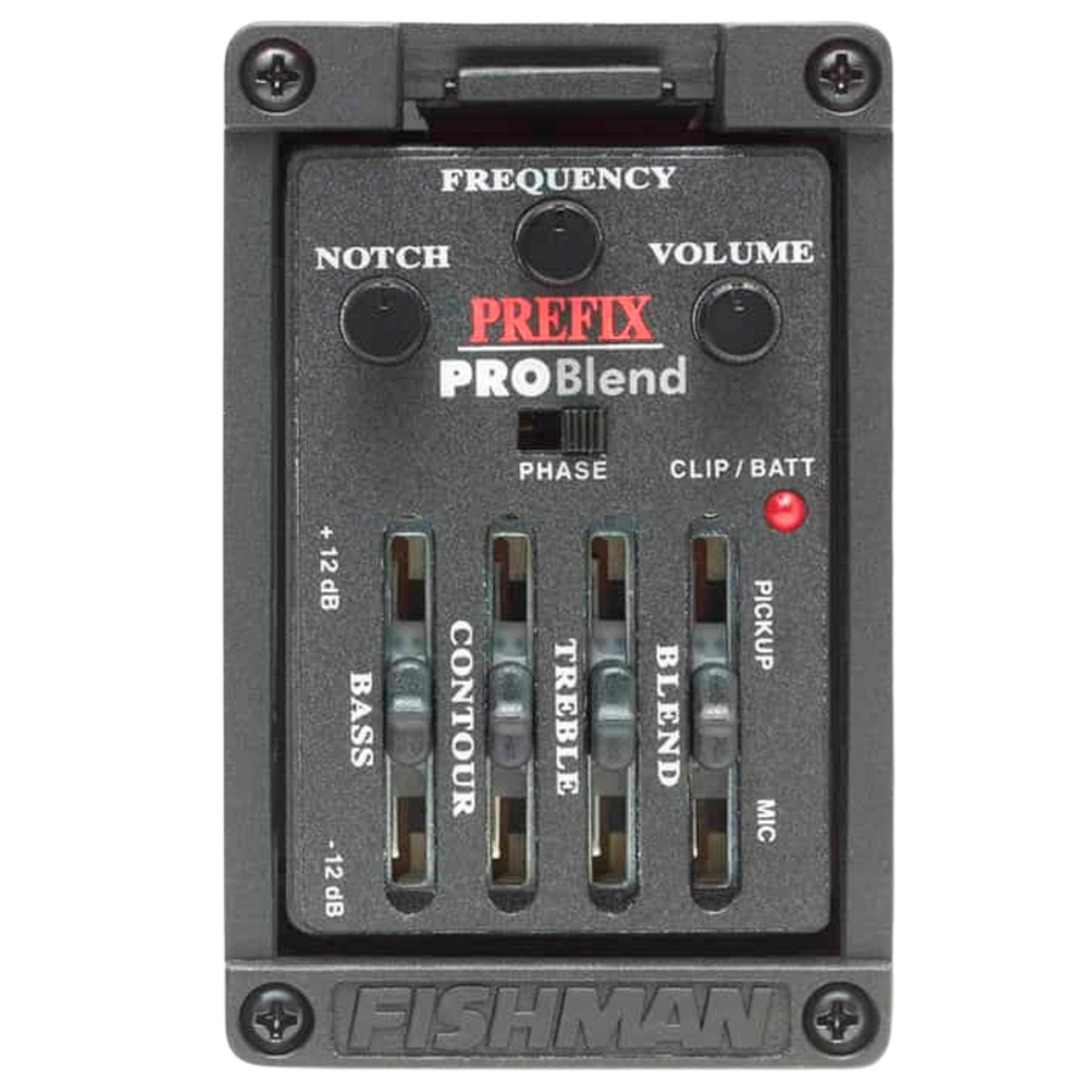 Captador e Pré Fishman PRO-MAT-P51 Prefix Pro Blend Wide para Violão Eletroacústico