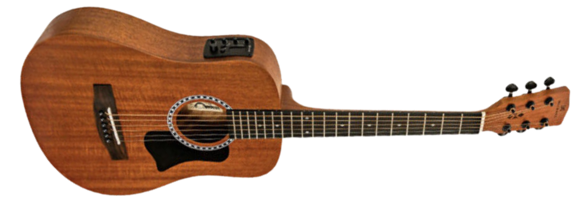 Violão Eletroacústico Aço Michael Mysa VMM100 MH Mahogany Travel com Equalizador Effex e Captador Piezo