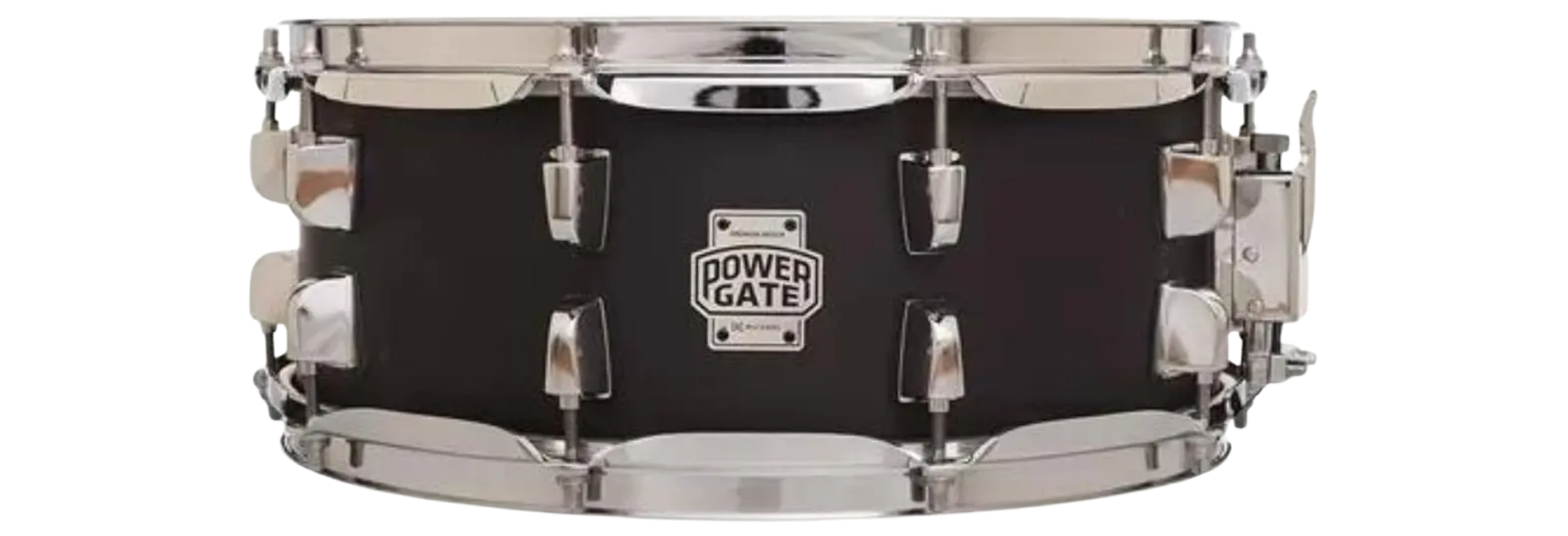 Caixa de Bateria Michael Powergate PGS1455 JBK Jet Black 14"x5,5" Série Stage com Aros Power Hoop