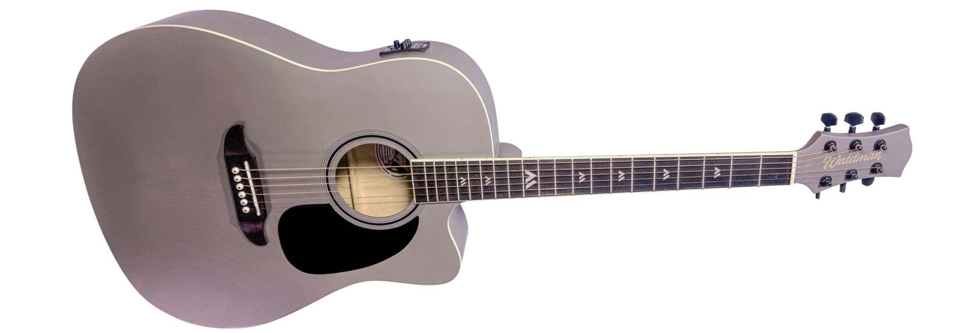 Violão Eletroacústico Aço Waldman TDCE-141 GP Grand Auditorium Natural com Tampo Spruce Equalizador e Cutaway