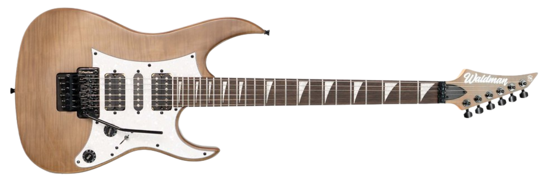 Guitarra Waldman WIG350 TBRS HSH Floyd Rose Trans Brown Sunburst 24 Trastes 6 Cordas