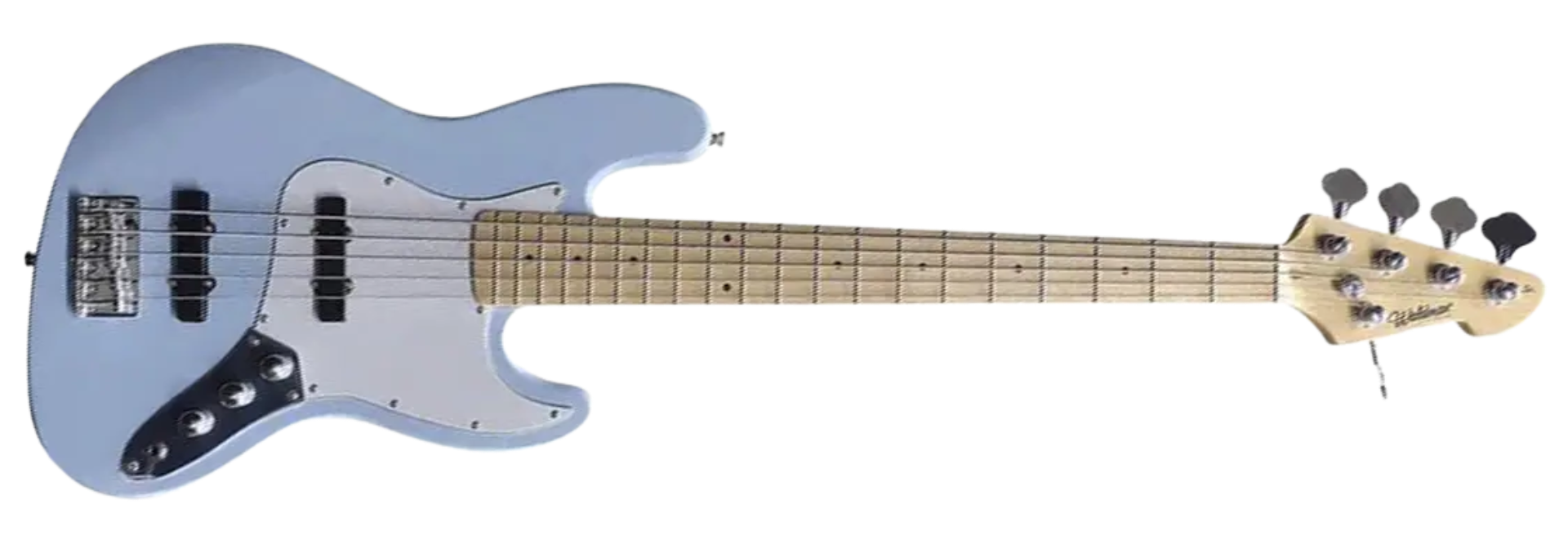 Contrabaixo Waldman GJJ-105 IB 5 Cordas Jazz Bass Passivo com 2 Captadores JB 20 Trastes Corpo Hardwood e Escala Technical Wood